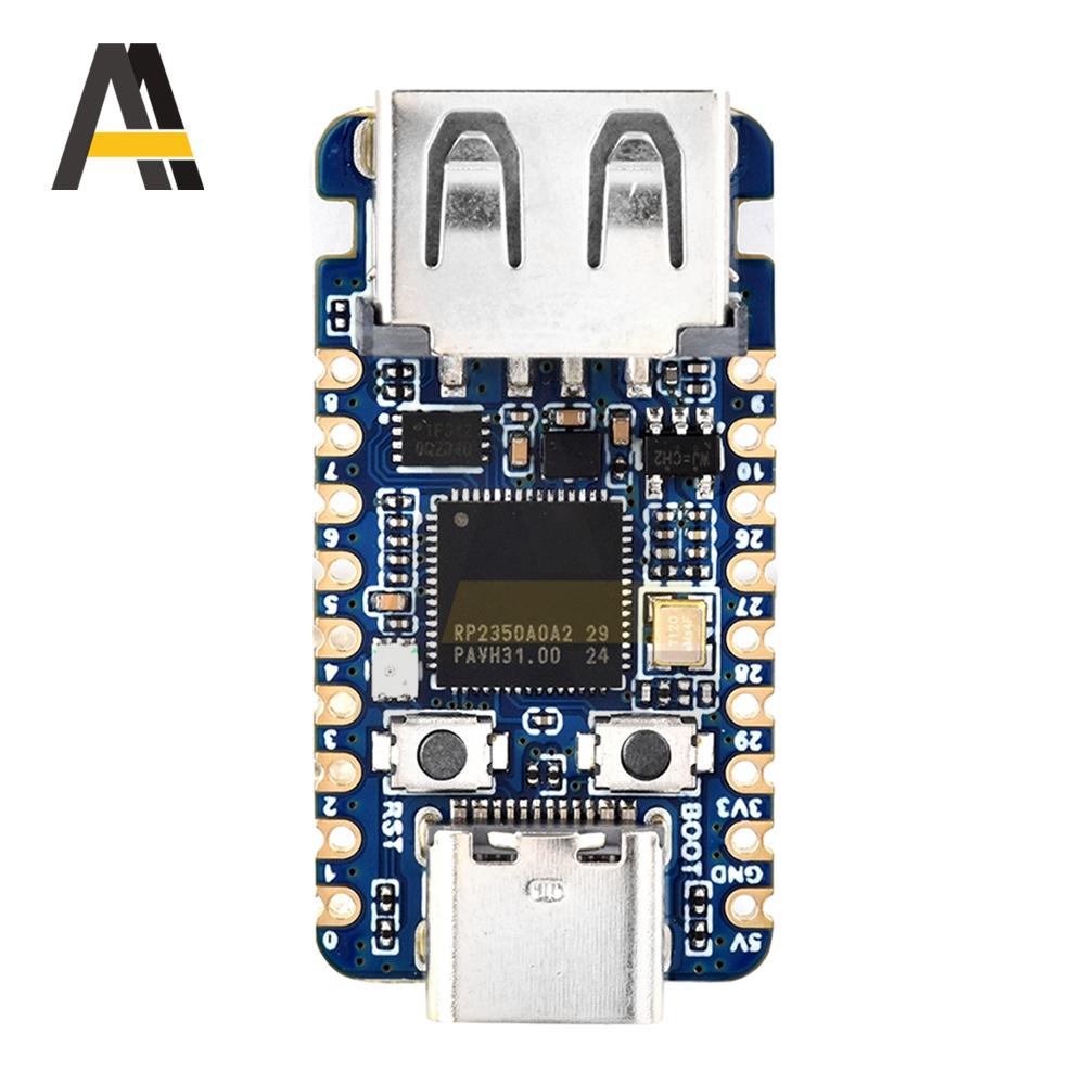 RP2350-USB-A Mini vývojová deska RP2350A Duální Cortex-M33 RISC-V 150MHz 520KB SRAM 2MB Flash Type-C Pro IoT Maker DIY Projekt
