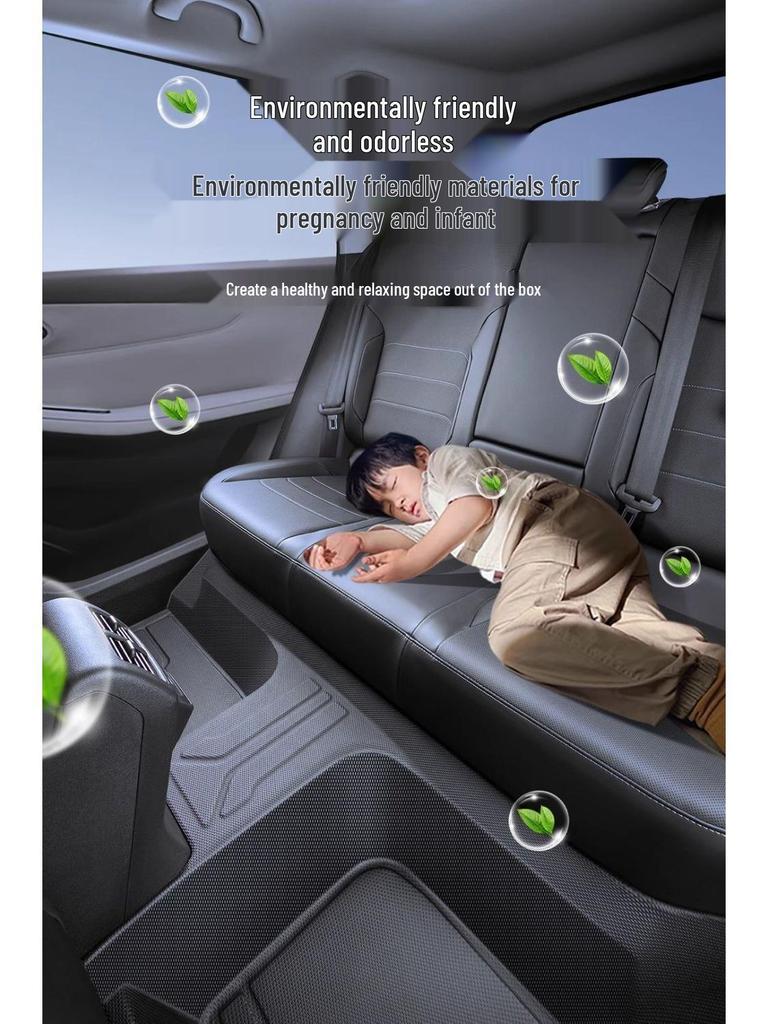 Geely Galaxy A7 Complete TPE Floor Mats Set with Door Sills - 26 New Style Foot Pads