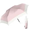 Automatic Folding Fully Suitable for Sunny and Rainy Powder 53cm Rib Length Grade 1 Sun UV Automatic UV UPF Black Sun Heat Foldable Rain Umbrella