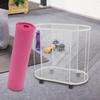 Yoga Mat Storage Rack Cart with Wheels Gym Equipment Storage Basket for Dumbbell Yoga Blocks Kettlebells Resistance Bands