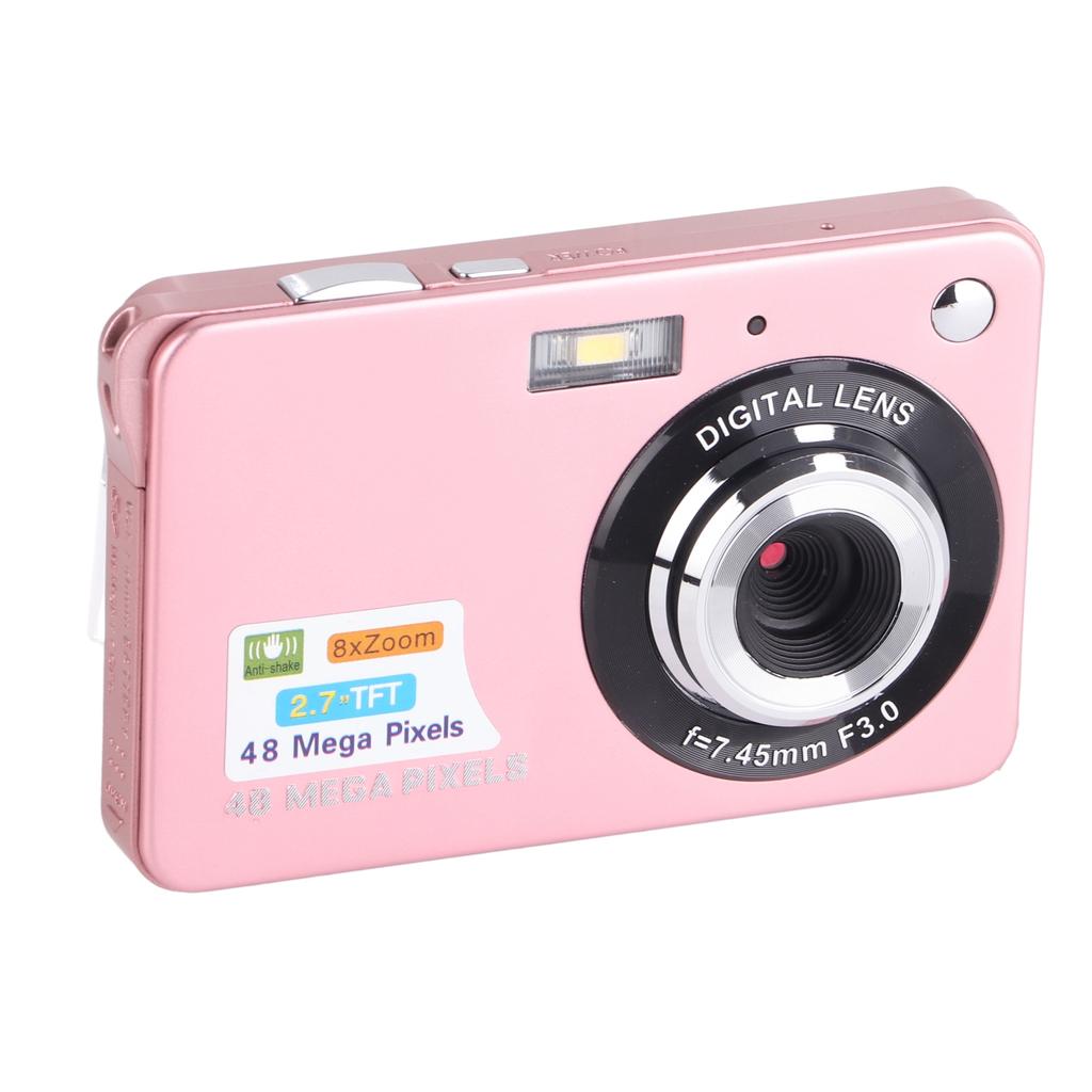4K Digital Camera 48MP 2.7in LCD Display 8x Zoom Anti Shake Vlogging Camera for Photography