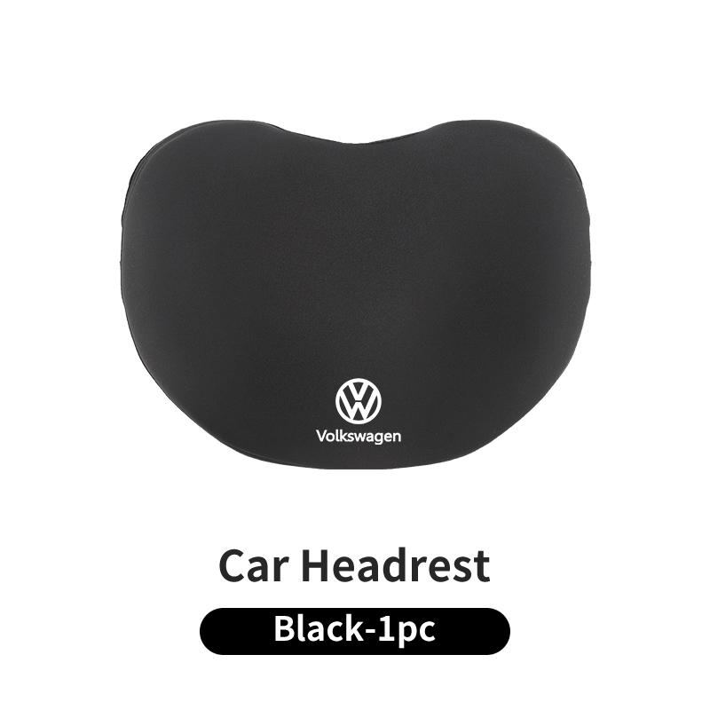 BAG1 Car Stickers Cushion Memory Cotton-Padded Headrest Lumbar Support For VW Scirocco Jetta Beetle Golf Passat Polo Tiguan Touran