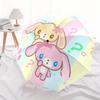 Sugar bunnies Automatic Open/Close Umbrella-Cute Umbrella with Cute Design, Portable 3-Fold Compact Umbrella for Men & Women, Halloween Chri