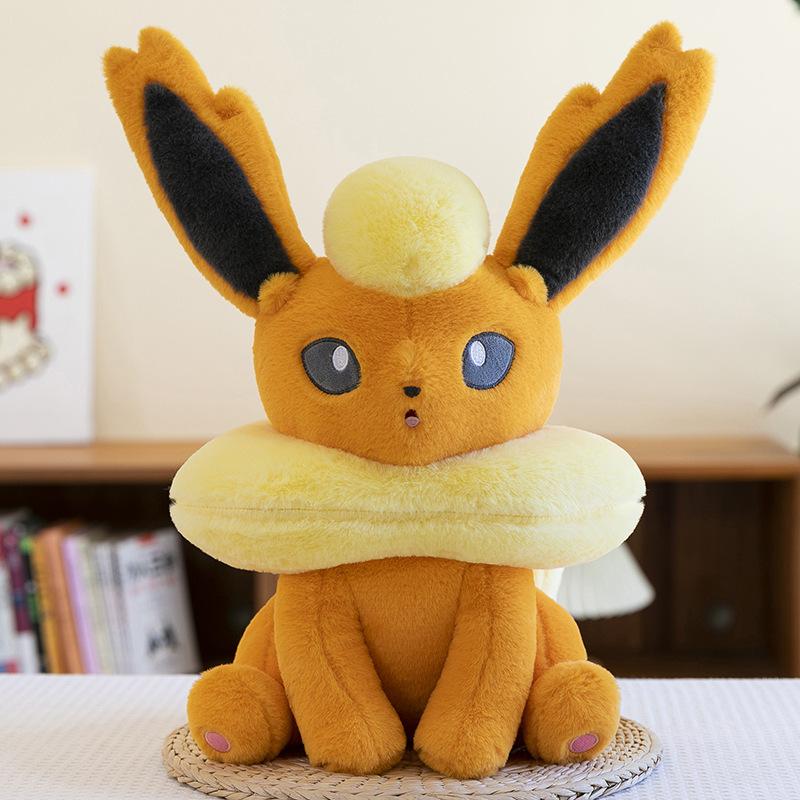 456080Cm Flareon Plushies Pokémon Cartoon Anime Stuffed Kawaii Ornament Comfortable Soft Doll Toys Peluche Pillow Gift