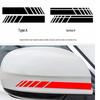 Decoratieve Auto Achteruitkijkspiegel Sticker - Regenbestendig, Krasbescherming, Reflecterend Bloemenontwerp