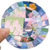 56 Ins Retro Nostalgische Landschaft Ölmalerei PVC Wasserdichte Aufkleber für Gepäck DIY Scrapbooking Schreibwaren Aufkleber