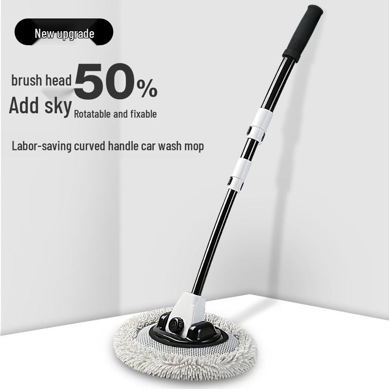 Leiben Soft Hair Car Wash Mop - Gentle Dusting and Cleaning Brush