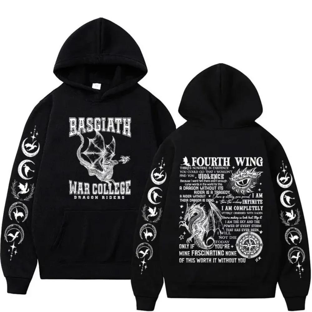 

Fashion Men Women s Hoodies Fourth Wing Dragon Knight Graphic Print Pullover Casual Sweatshirt Kids Hoodies Long Sleeve Clothing 100