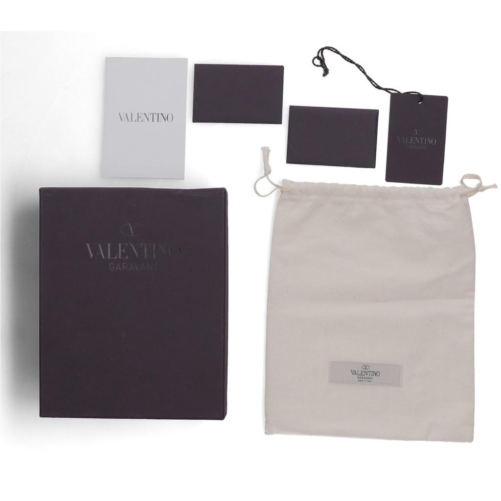 Valentino Garavani [Excellent Condition] VY0P0T06ZBT Leather Studs Mini Shoulder bag BrownUsed