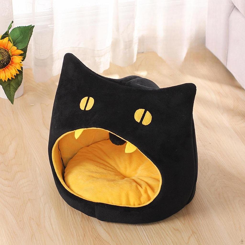 Gemütliches Katzenhöhlenbett für Kleintiere