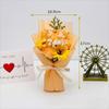 7 Heads Artificial Flower Bouquet Flower Arrangement Realistic Details Soap Flower Bouquet Table Centerpieces Mini Bouquet