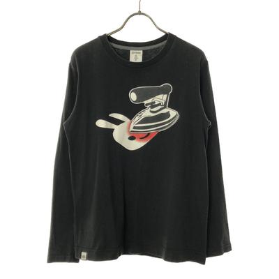 CUNE Print Long Sleeve T-shirt S Black Ron T Men's Used
