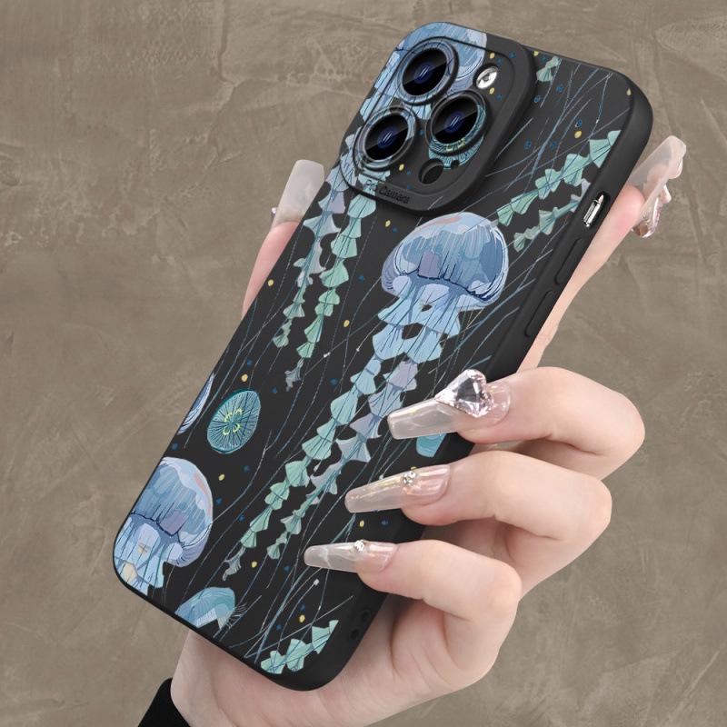 Ocean Jellyfish iPhone Case: Compatible with iPhone 11 To 15