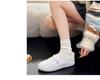 2025 Women's White Low-Cut Canvas Sneakers - Round Toe, Lace-Up, Flat Bottom Casual Shoes