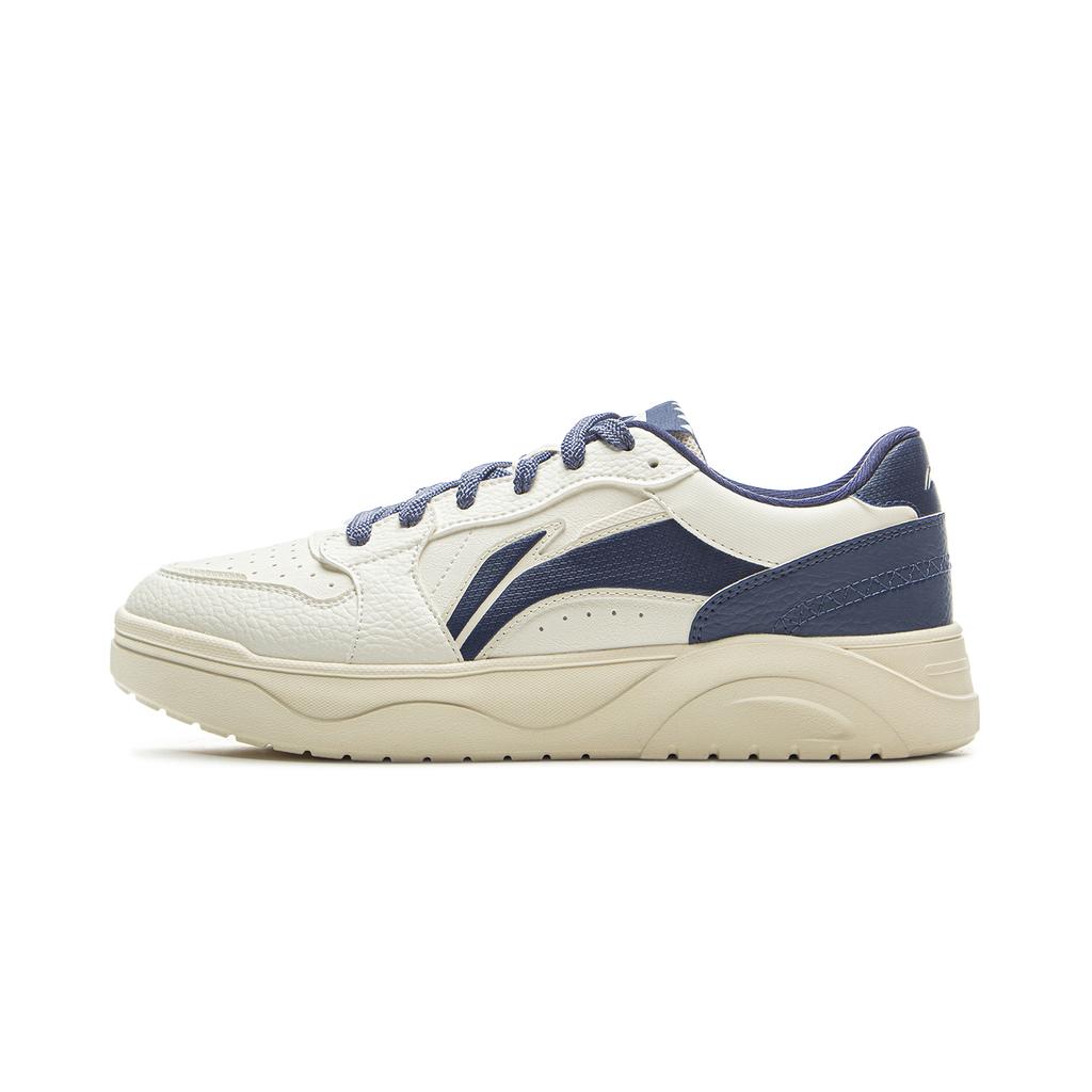 Li-Ning Casual Classic Fashion Versatile Youthful White Sneakers Men Sneakers Blue AGCV179-5