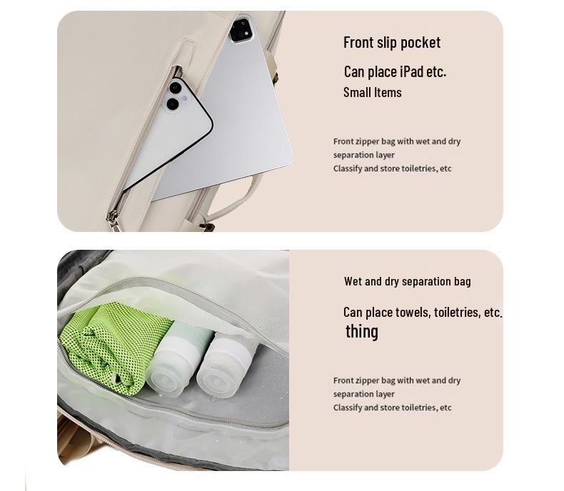 Erweiterbarer USB Business-Reiserucksack für Damen