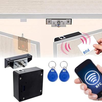 IC karta Inteligentní zámek zásuvky Elektronický senzor Zámek skříňky DIY RFID Inteligentní zámek skříňky