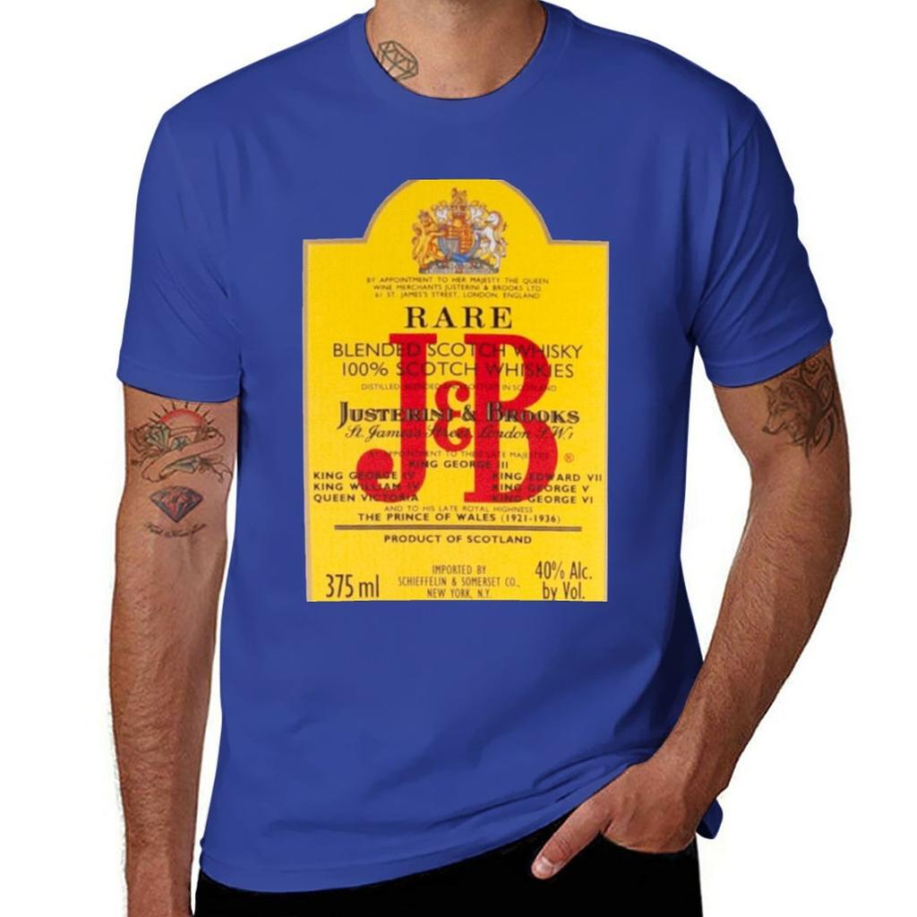 Jb Rare Scotch Whisky Blend Tshirt Tees Graphics T Shirt Black Tshirts For Men