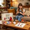 Mini 3D-Tierperlen-Set Niedliches Vogel- und Tierbastelset Pädagogisches Schmuckherstellungswerkzeug Für Kinder DIY-Kunstprojekt Geschenk
