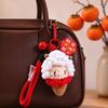 Cute Knitted Lamb Pendant Crochet Cartoon Sheep Doll Zodiac Sheep Gift Backpack Pendant  Bag Decor