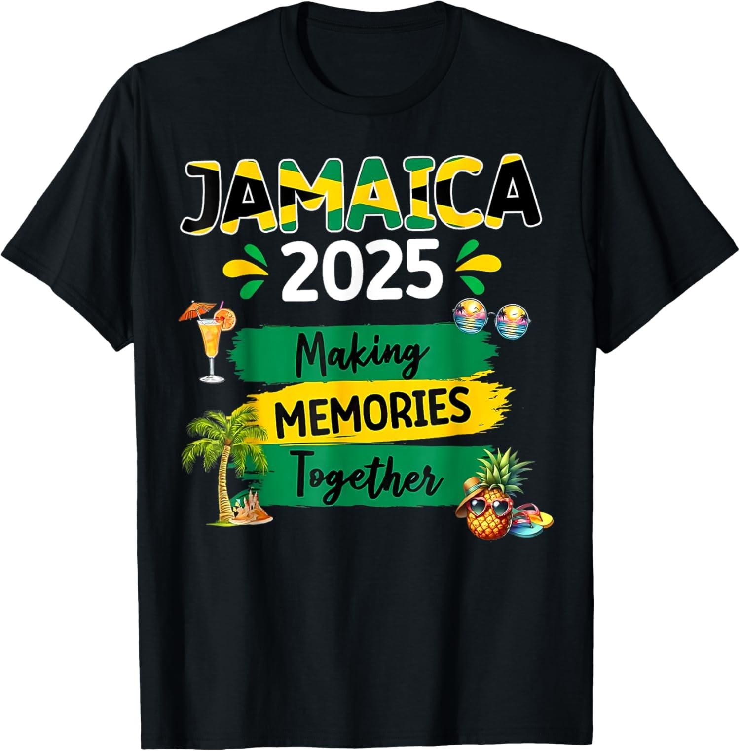 Jamaica 2025 Vacation Trip Matching Family Squad T-Shirt S разноцветный