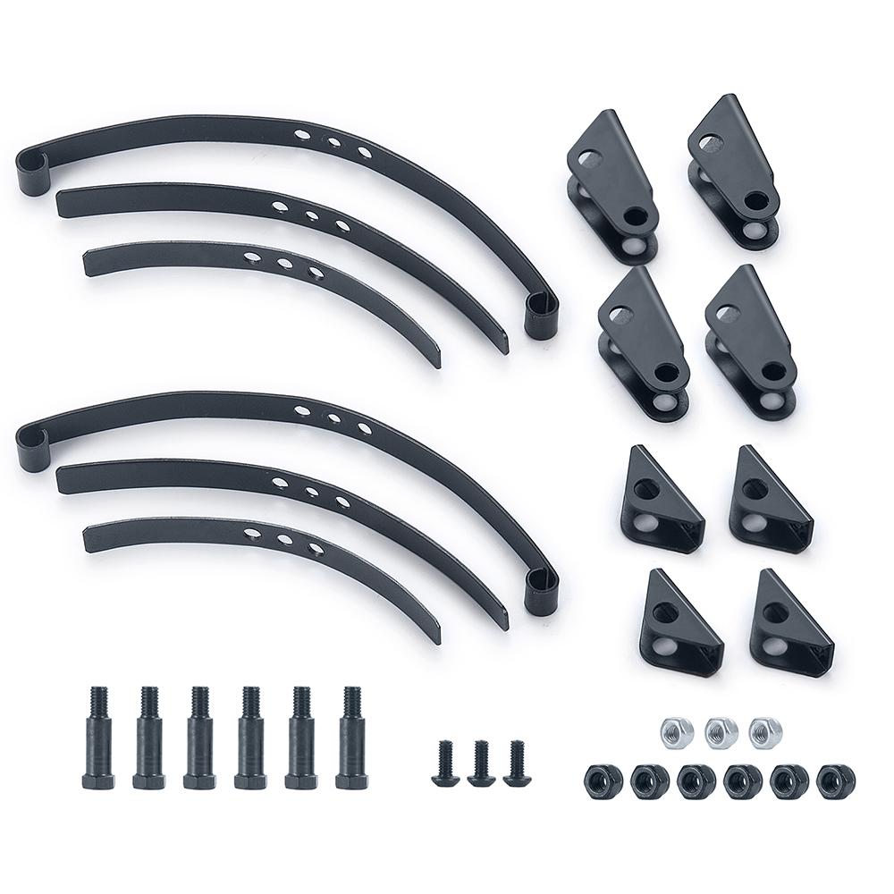 AXSPEED Steel Leaf Spring Suspension Bar Set for 1/14 Tamiya Tractor Truck Trailer Cargo Tow Upgrade Parts