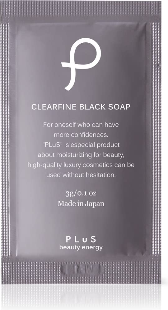 

PLuS Прозрачный Мелкий Черный Мыльный Мешочек [Официальный Эксклюзив] (Пробный 3g)