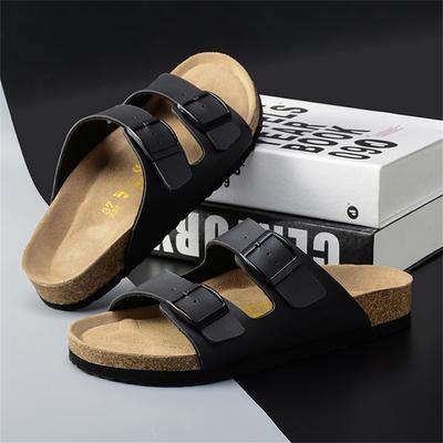 Leather Men Sandals Summer Men's Sandals Women Slippers Outdoor Beach Casual Shoes Zapatos Hombre Durable Non-Slip Luxury Shoes