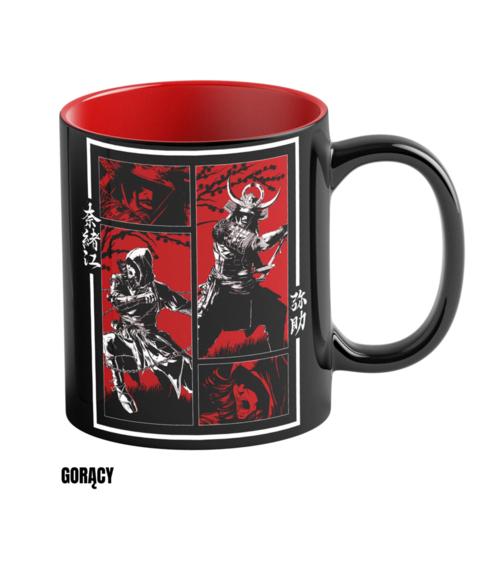 Good loot assassin's creed shadows heat reveal mug black and red