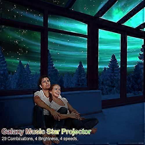 The Largest Coverage Area Galaxy Lights Projector 2.0, Star Projector, With Changing Nebula And Galaxy Shapes Space Night Light_Onyx