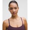 Lululemon WunDer Train Strappy RaCer Bra  Light Support  C D Cup blaCk Plum