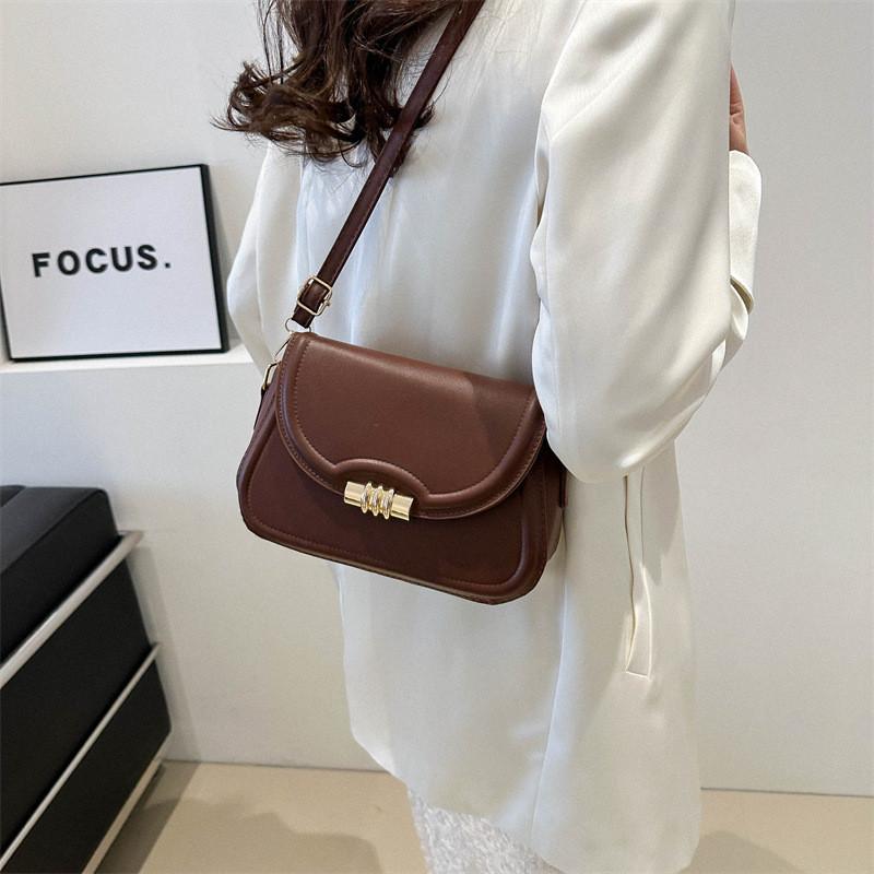 Stylish Spring Summer Women's Shoulder Bag Elegant Pu Small Square Handbag For Everyday Use