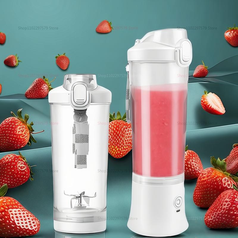 Electric Portable Blender 600ML Juicer Fruit Mixers USB Rechargeable Smoothie Juicer Cup for Shakes and Smoothies Mixer Machine