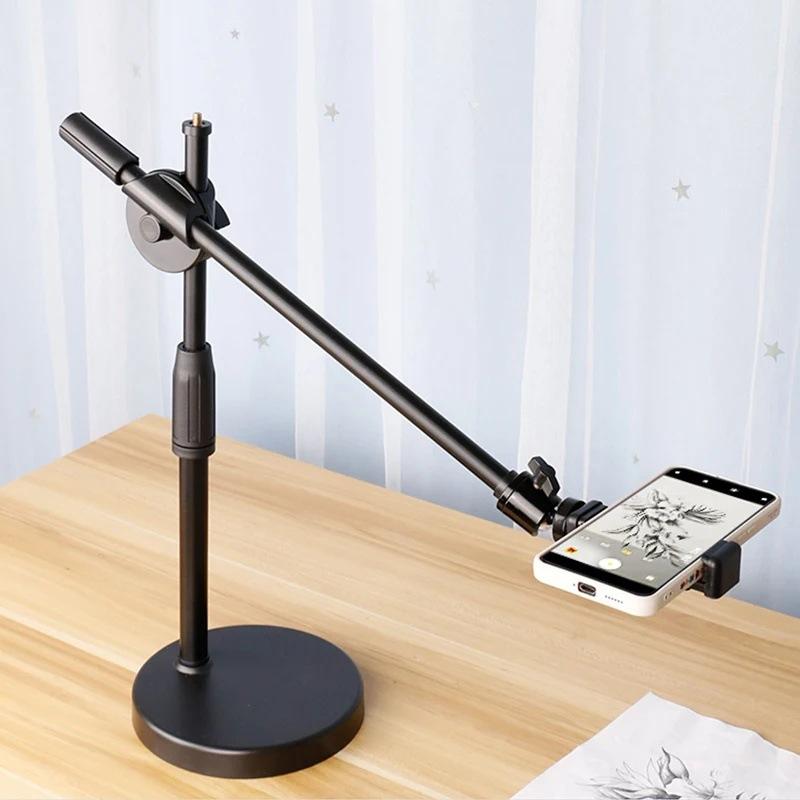 Dedicated Shooting Stand Professional Desktop Shooting Fill Light Live Streaming Food Anti-Shake Rod Influencer Selfie Phone