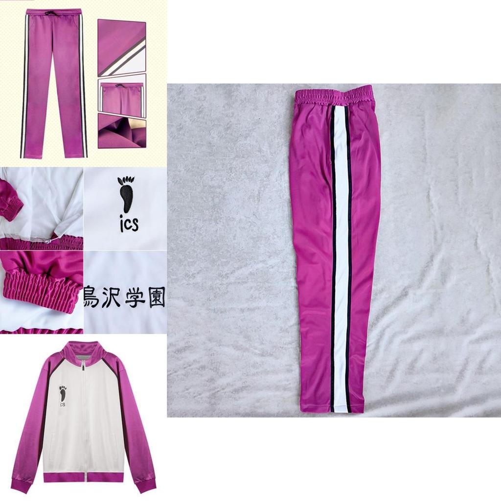 Stylish And Comfortable Haikyuu Cosplay Shiratorizawa Gakuen Koukou Sportswear Uniform Set