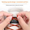 No Tie Shoe Laces Round Capsule Metal Lock Elastic Shoelaces For Sneakers Easy Installation Lazy Shoes Lace Accessories