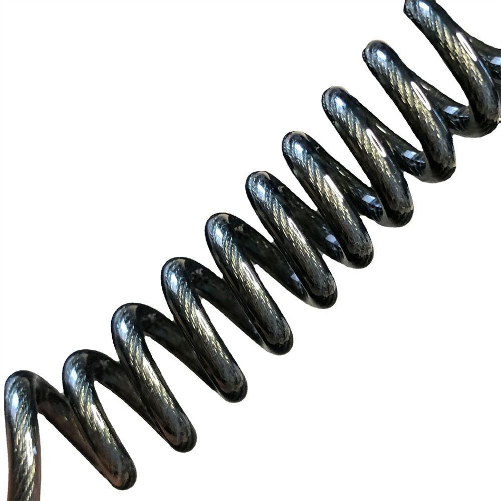 Lanyard Elastic Coil Fishing Coiled Lanyard Wire Spring Rope Fishing Lanyard Fishing Missed Rope