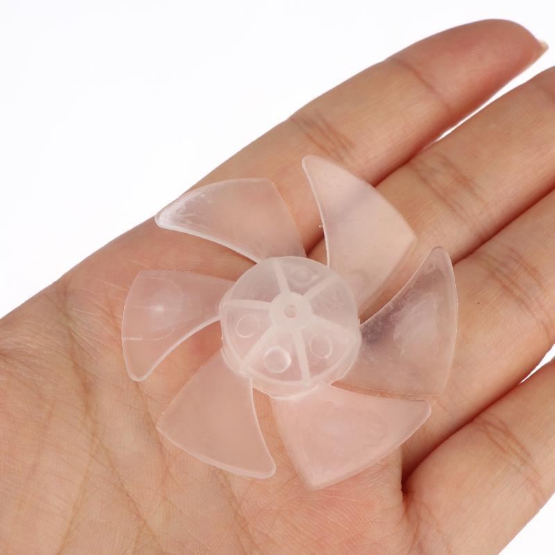 Transparent Mini Fan Blade 6 Blades Plastic Wind Wheel 2/4/10Pcs Replacement Accessories for Handheld Small Fan DIY