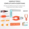 Children Toy Tools Kit Kids 13Pieces Toolbox Set Diy Pretend Play Toy Repair Tool Construction Educational Toys for Boys Girls