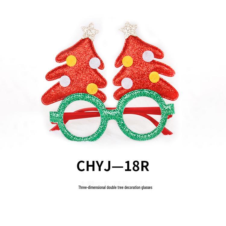 Festive Christmas Eyeglass Frames for Adults & Kids - Creative Holiday Party Accessories & Gifts