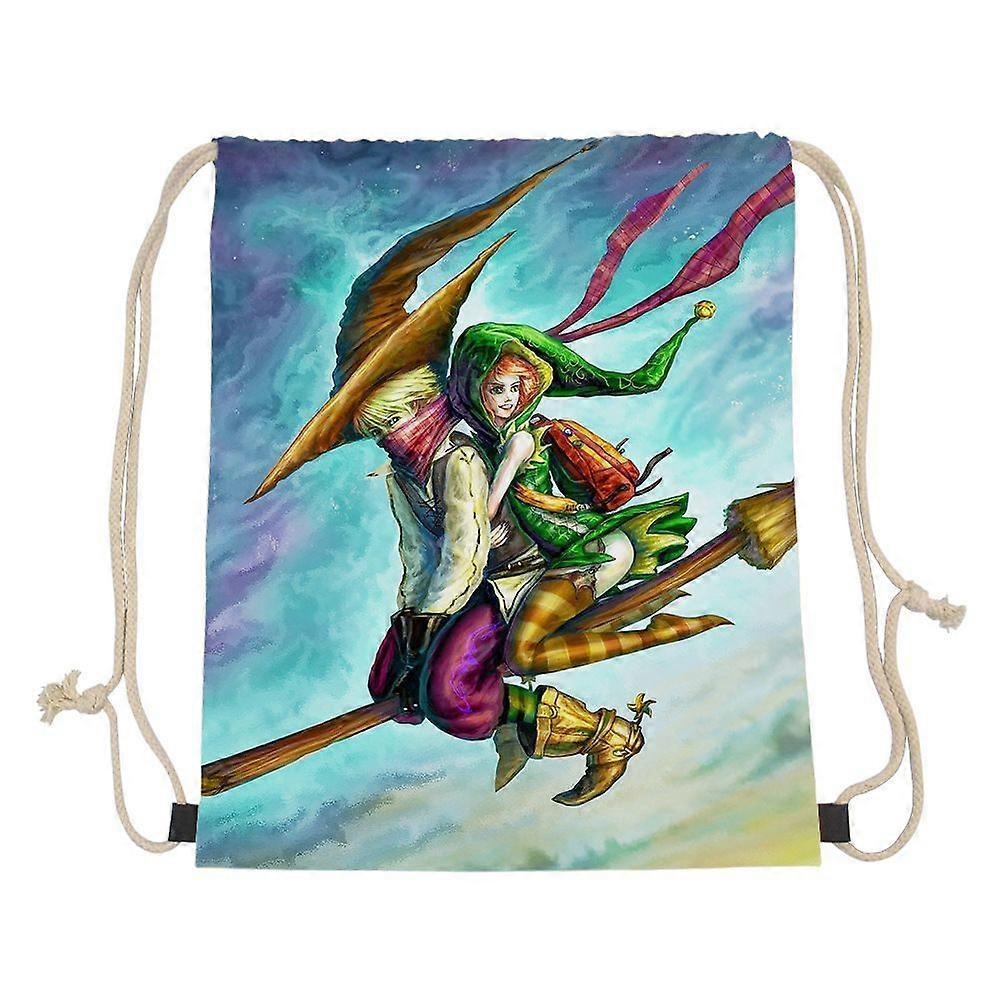 Halloween Pumpkin Drawstring Gym Bag School Yoga Swimming Mountaineering Rope Bag Backpack Boy Girl Gift HBC202863Z3