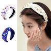 Jeweled Headbands Ruched Costume Blingbling Hairband Party Karaoke Punk Photo Props Party Wide Hair Hoop Nightclub