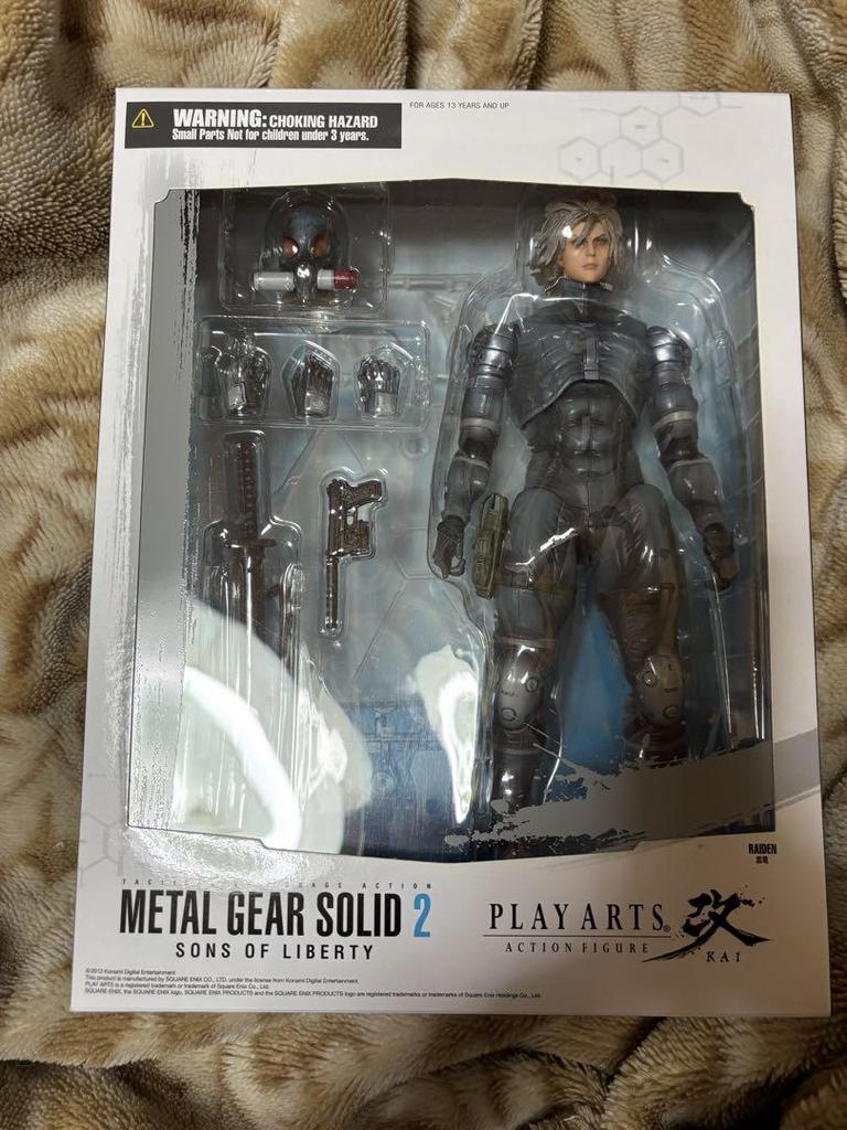 [USED] Play Arts Kai METAL GEAR SOLID 2 Raiden (opened for inspection only)