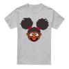 Sesame Street Unisex Adult Gabrielle Face Heather T-Shirt