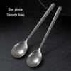 Pure Titanium Korean Style Long Handle Spoon