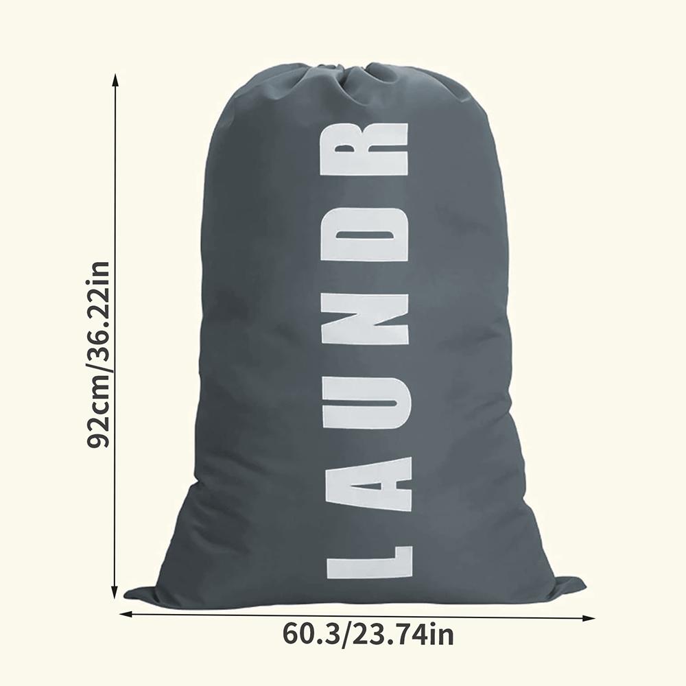 XL Travel Laundry Bag Wash Me Dirty Clothes Organizer Large Enough to Hold 4 Loads of Laundry Wash Drawstring Bag