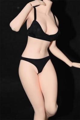 16 Scale Body Clothing, No Marks, Women's Model Clothes, 12-inch Action Model Body Doll, Girl Bra, Background, Worn (B)