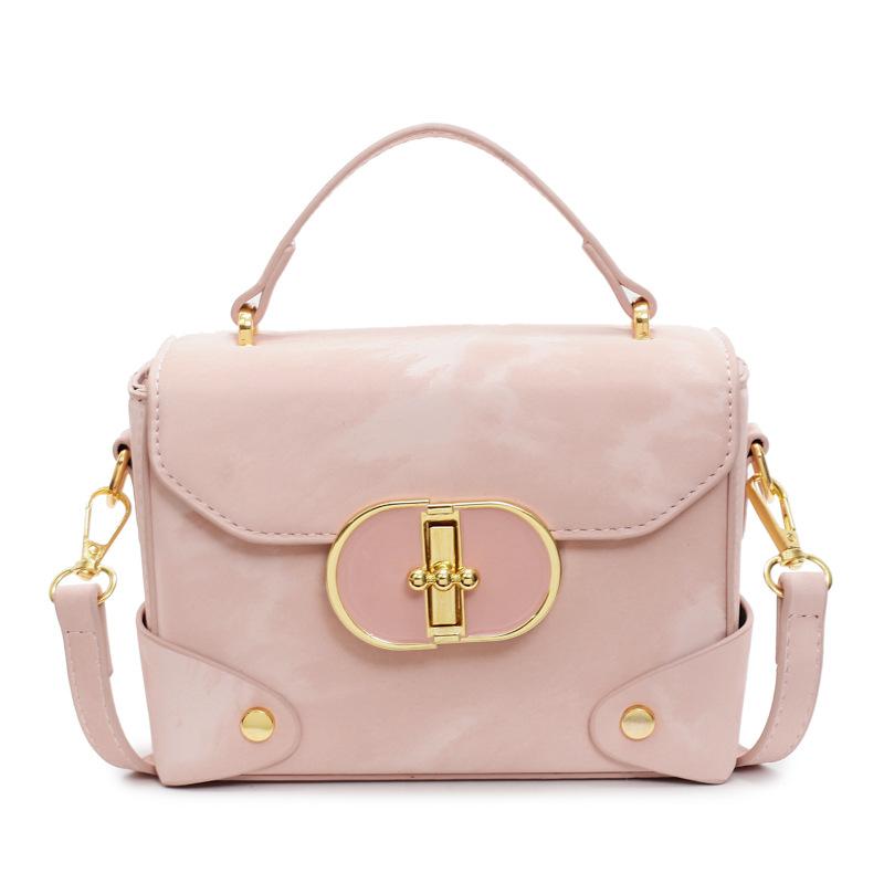 Vielseitige kleine Tasche Damen 2025 neu Schloss kleine quadratische Tasche Taschen Styling-Tasche Schulter Messenger Bag