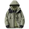 Women's Windproof Waterproof 3-in-1 Fleece-Lined Mountaineering Suit, Thickened Warm Two-Piece Set