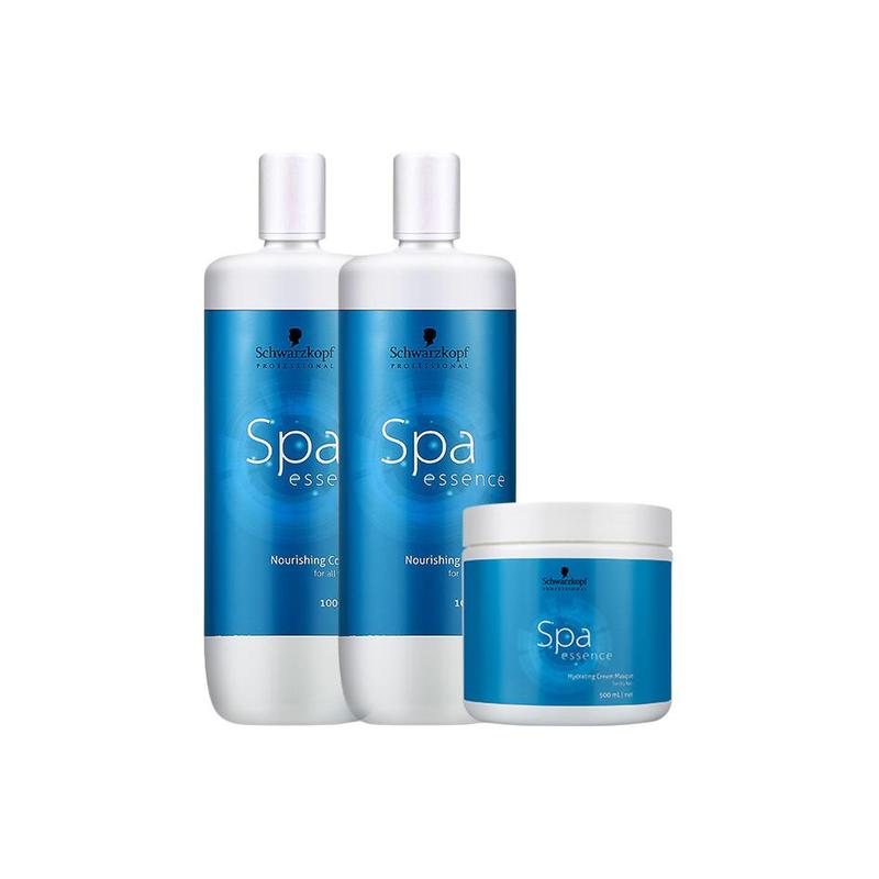 Schwarzkopf Hydra Essence Cleansing and Care Set Moisturizing + Shampoo 1000ml*2 + hair mask 500ml коричневый